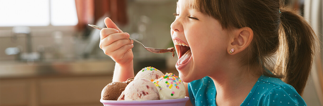 At home Ice cream sales are up.