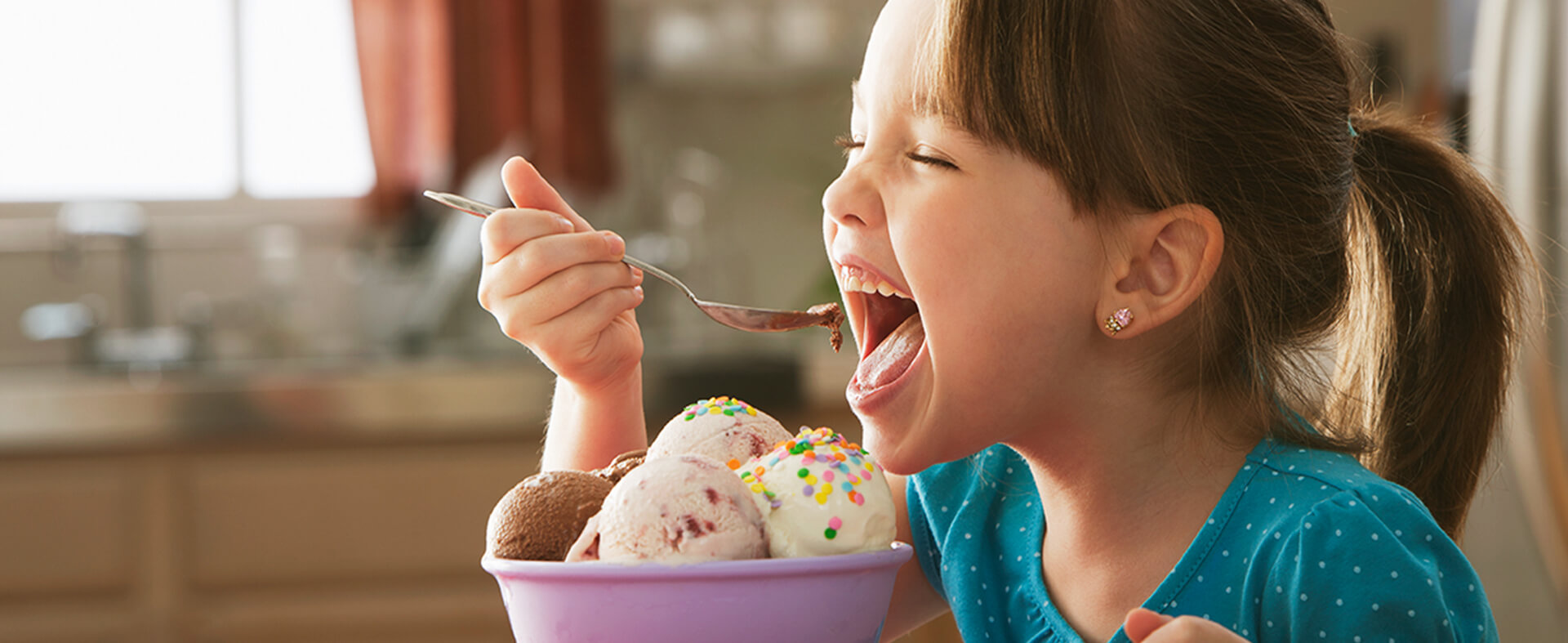 At home Ice cream sales are up.